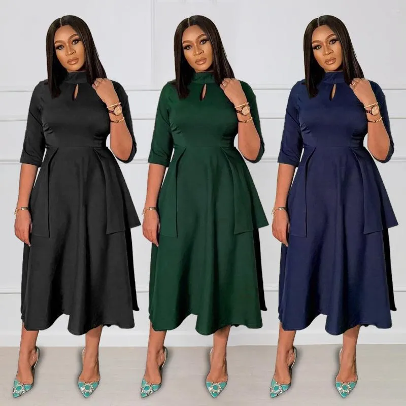 Turtleneck 2025 summer dress