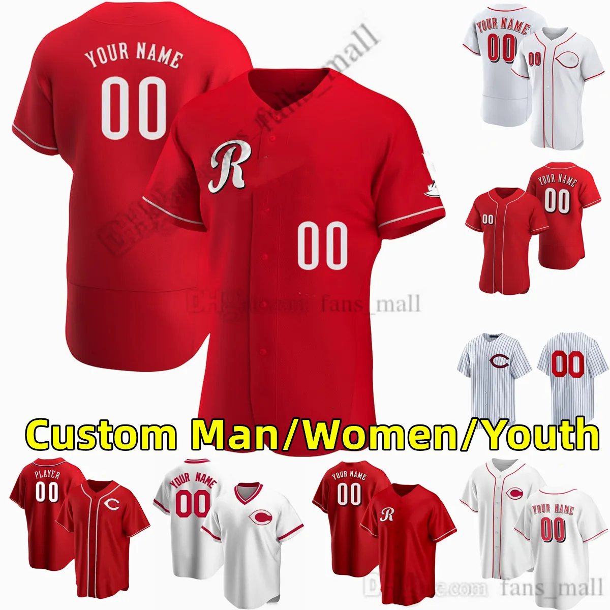 19 Joey Votto S-6xl Jersey de beisebol personalizada 14 Pete Rose 6 Jonathan Índia 37 Tyler Stephenson 21 Hunter Greene 4 Wil Myers 2 Jose Barrero 28 Kevin Newman Jerseys