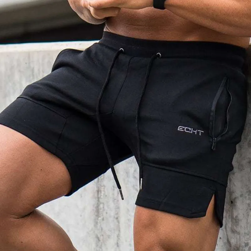 Herr shorts män utomhus träning shorts sommar träning set shorts gym andas elastiska midja män mode casual varumärke korta byxor 230510