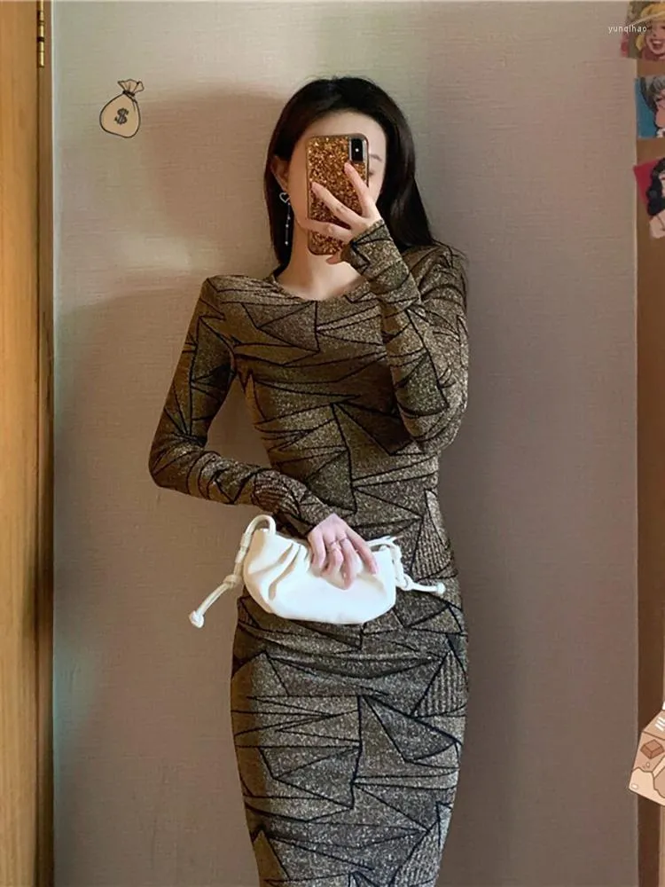 Men's Trench Coats French High-end Westernized Knitted Dress 2023 Women's Spring Slim Fit And Hepburn Style Skirt