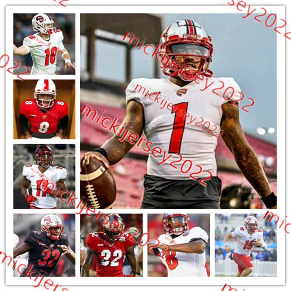 Dakota Thomas Western Kentucky Hilltoppers Fußballtrikot Virgil Marshall A.J. Brathwaite Jr. Juwuan Jones Dezmion Roberson Western Kentucky Trikots genäht Herren