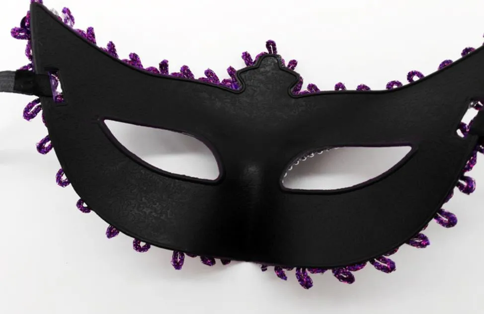 RoadLoo Venetiaans maskerade-masker, 4 stuks maskerademaskers, voor dames en heren, Venetiaans masker, kant, voor Halloween, Kerstmis, carnaval, feestkostuum