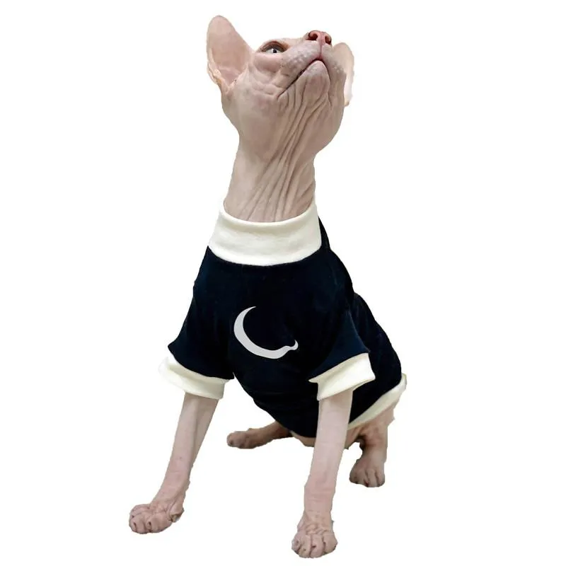 Clothing Fashion Hariless Cat outfits Sphynx Cat Clothing Spring Summer cats wearing Clothes for Cat