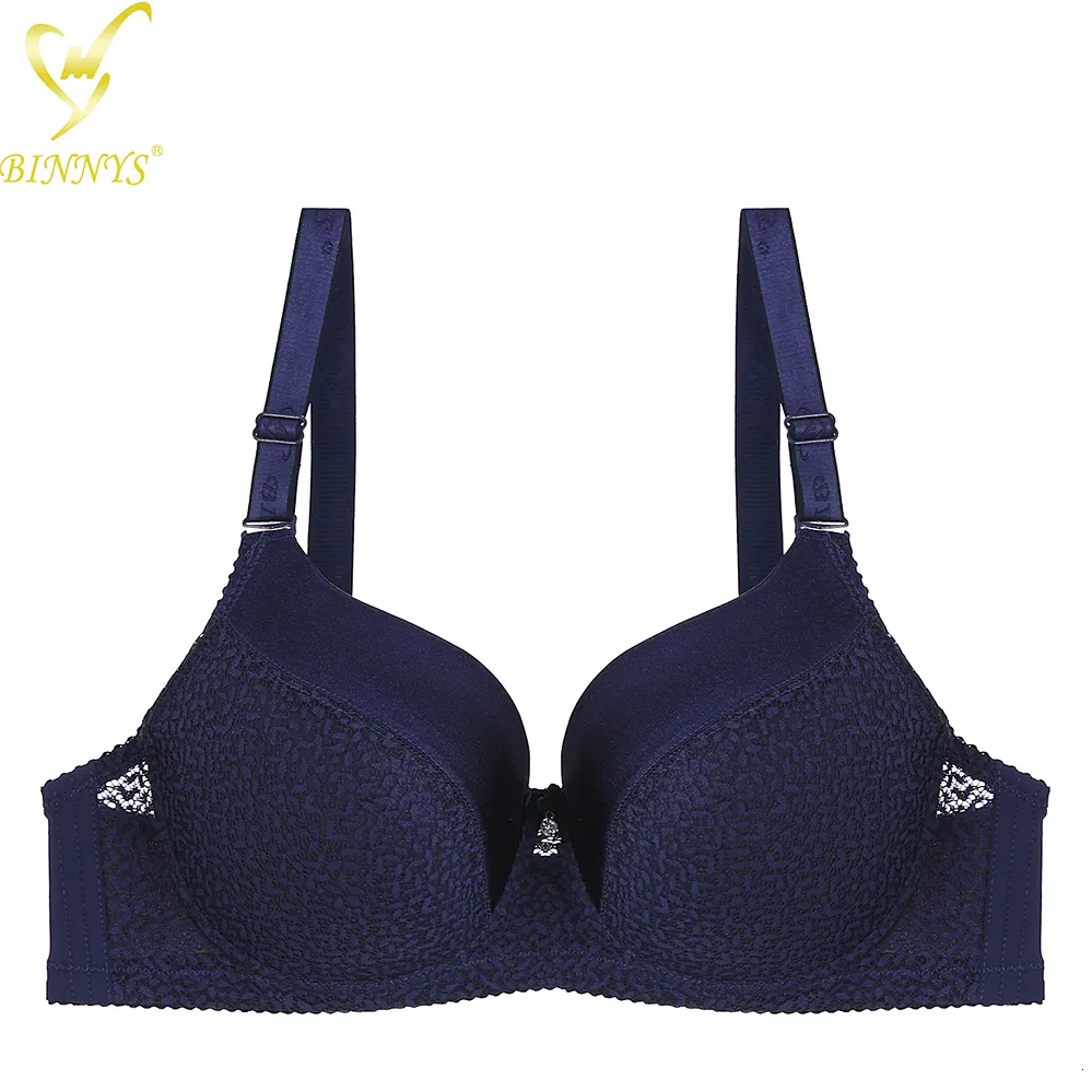 Bras BINNYS D Cup High Quality Womens Bra Sexy Bralette Comfortable Full  Nylon Striped Plus Sizes Underwire 230509 From Quan02, $11.26