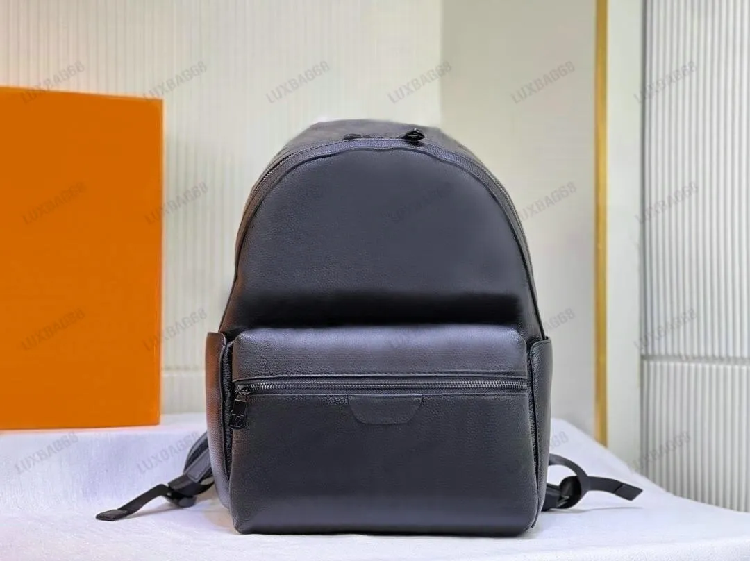 DISCOVERY PLECAK M46553 Czarny M46557 Antracytowy Szary Męski Funkcjonalna Torba Wytłaczane Monogramy Wzór Projektant Skórzane Plecaki Laptop School College Bag