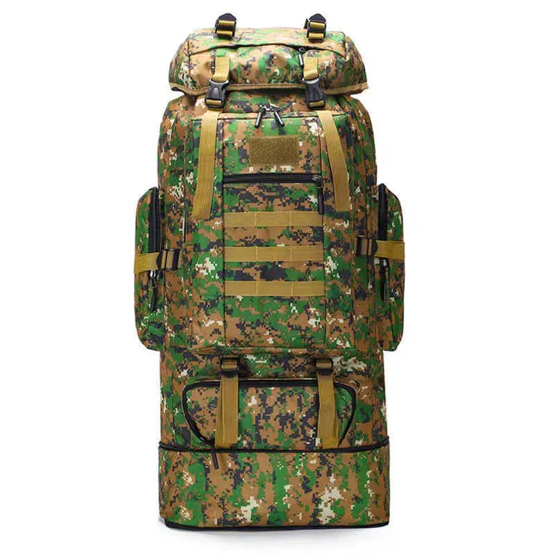 Backpacking Packs 100l Militär taktisk ryggsäck Armépåse män utomhus vandring camping ryggsäck klättring vandring bergsportar xa106y p230510