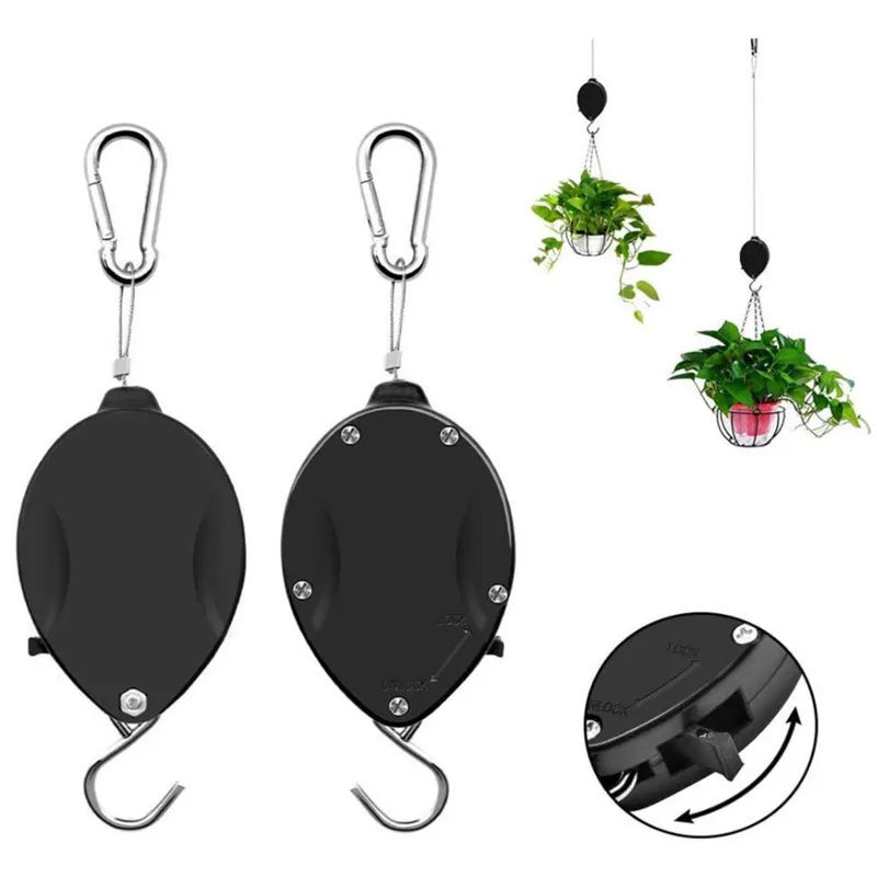 Retractable Plant Pulley Heavy Duty Hanging Basket Hooks for Garden Pots  and Bird Feeders from Dhgate Other Home & Garden - price 4.83