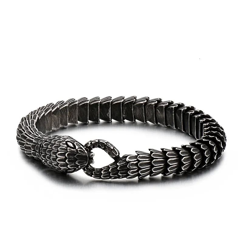 Chain Kalen Viper Snake Head Charm Bracelet  From Shen84