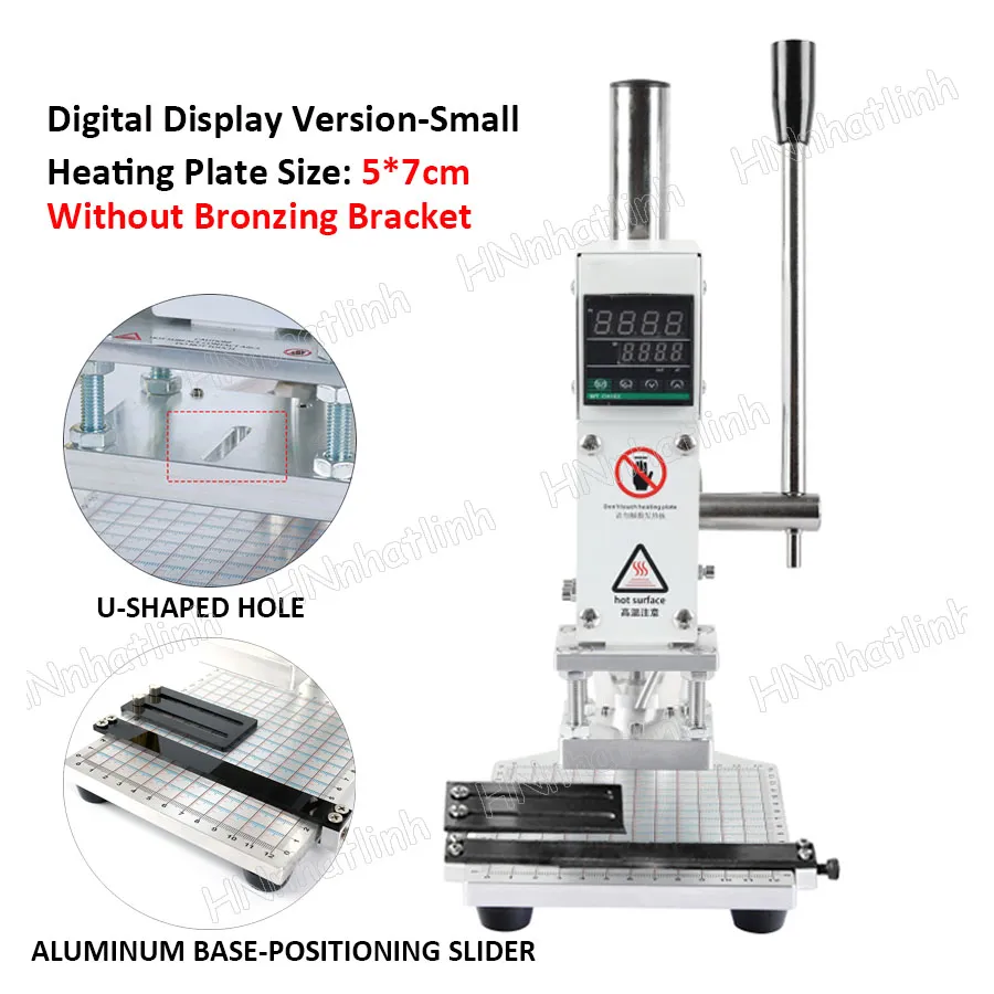 Wholesale WT 90DS Hot Foil Stamping Machine Leather Stamp Emboss Press Tool  Logo Custom Manual Digital PVC Card Book Physics Paper 1 Heat Press Machine  With Positioning Slider From Junshengfs2021, $197.99