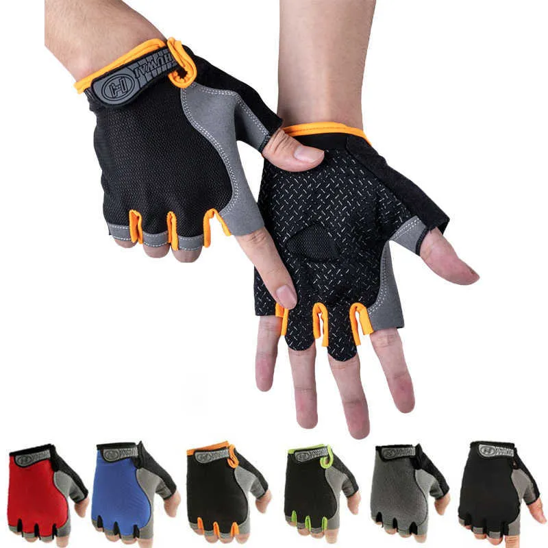 Gants de cyclisme Goture Gants de cyclisme Anti Slip Shock Respirant Demi Gants Sans Doigts Vélo Sport Gants Piste Mitaines Vélo Gants De Vélo Chaud P230511