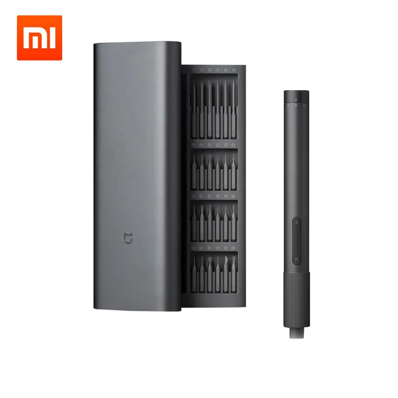 Xiaomi Mijia elektrische Precisie Schroevendraaier, Magnetische Schroevendraaier Kit Twee-Speed ​​Koppel, кодирование типа C S2 Stalen Precisie Bit Bit