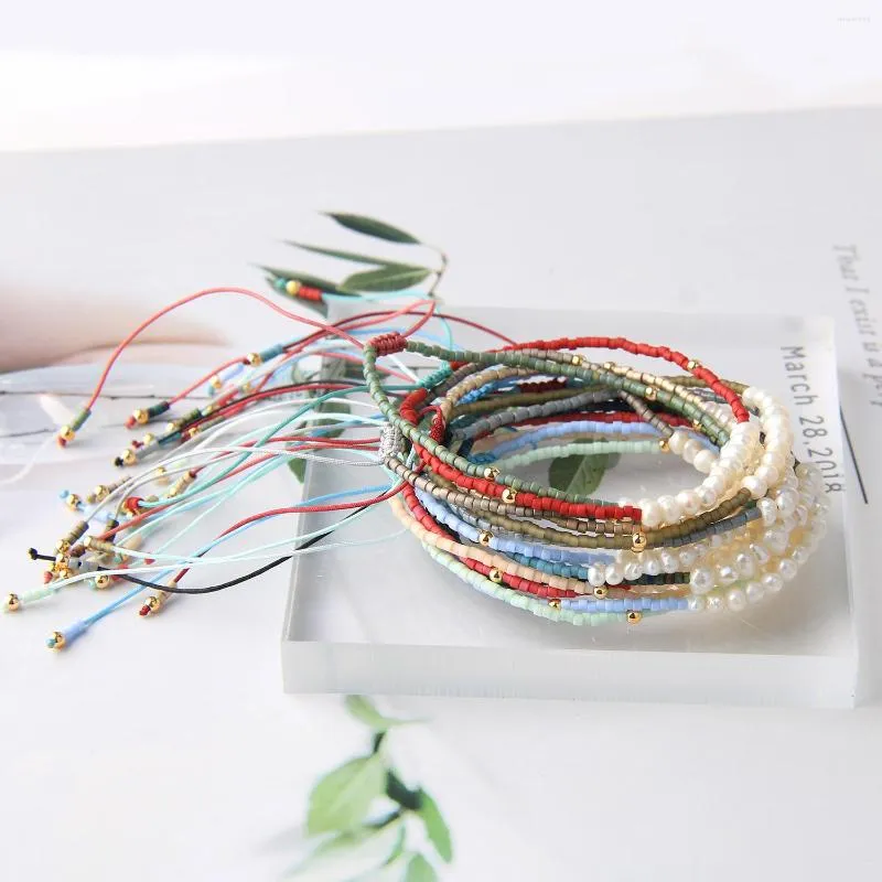 Strand KELITCH 5Pcs/Set Bracelets Handmade Pearl Miyuki Beads Charm Women Friendship Fashion Bangles Couple Jewelry Wholesale