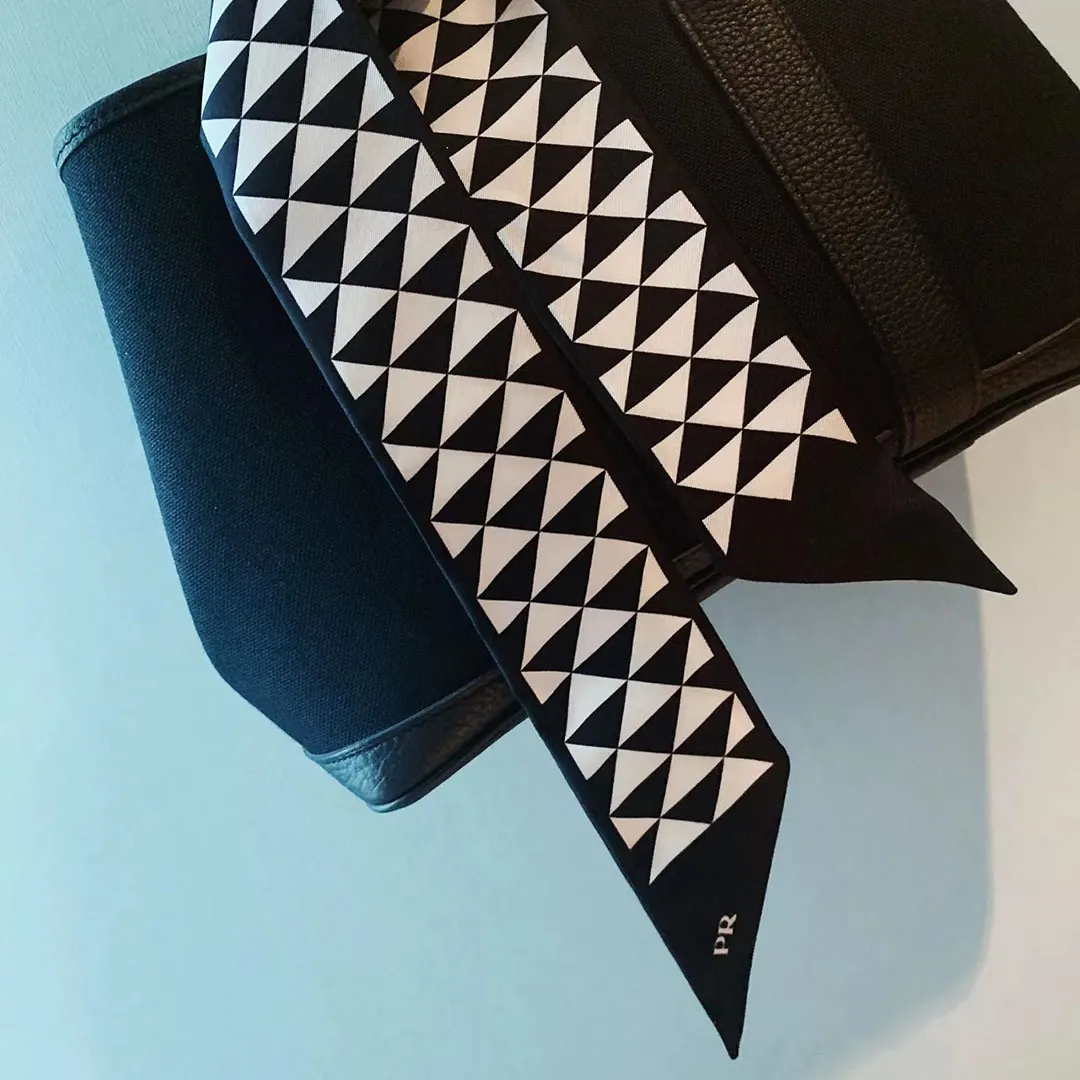 Long Foulard Skinny Motif Animal - Écharpe Polyvalente 160 Cm En Coton - Porté Comme Foulard, Bandeau, Ceinture Ou Lien De Sac - 9