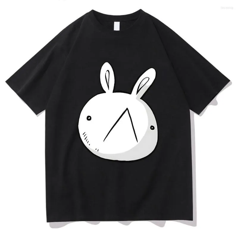 Men's T Shirts Mieruko Chan Lambda Rabbit T-shirts Women Cotton Summer Tee-shirt Japanese Manga Graphic Printing Tshirts Funny Casual Tees