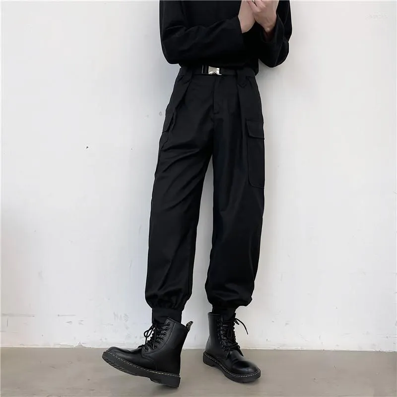 Pantalones de hombre DEEPTOWN Techwear Cargo Hombres Pantalones Harem casuales sueltos Hombre Negro Blanco Darkwear Streetwear Hip Hop Estilo coreano 5XL