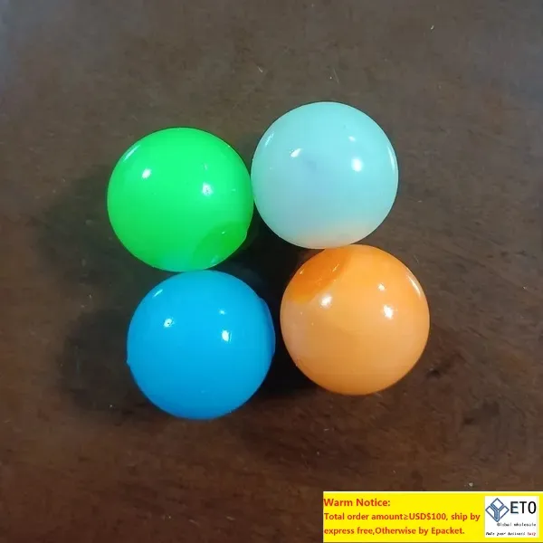 Потолочный липкий настенный шарик Светящий свечение в темно -мягких анти -стрессовых шариках растягиваемые мягкие сжимания взрослые детские игрушки Part 2021