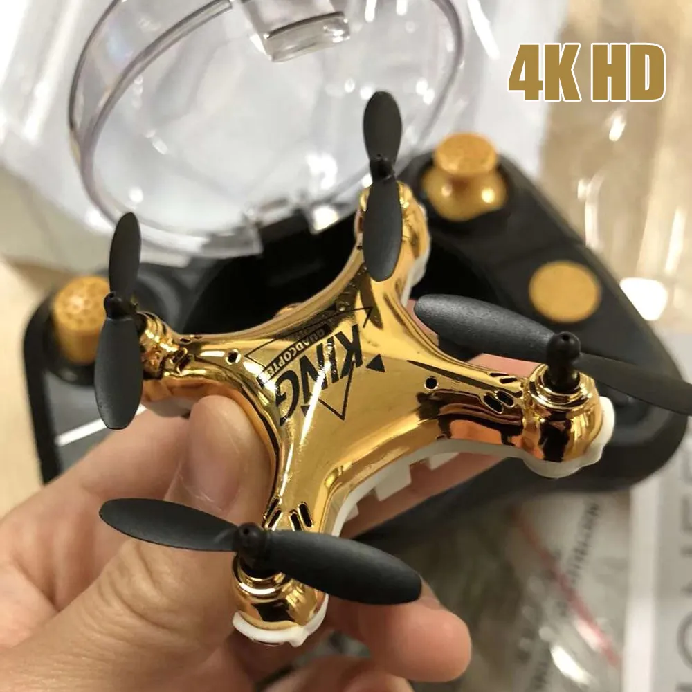 RC Quadcopter Mini Pocket Drone With Camera HD 2.4G 4CH 3D Flip