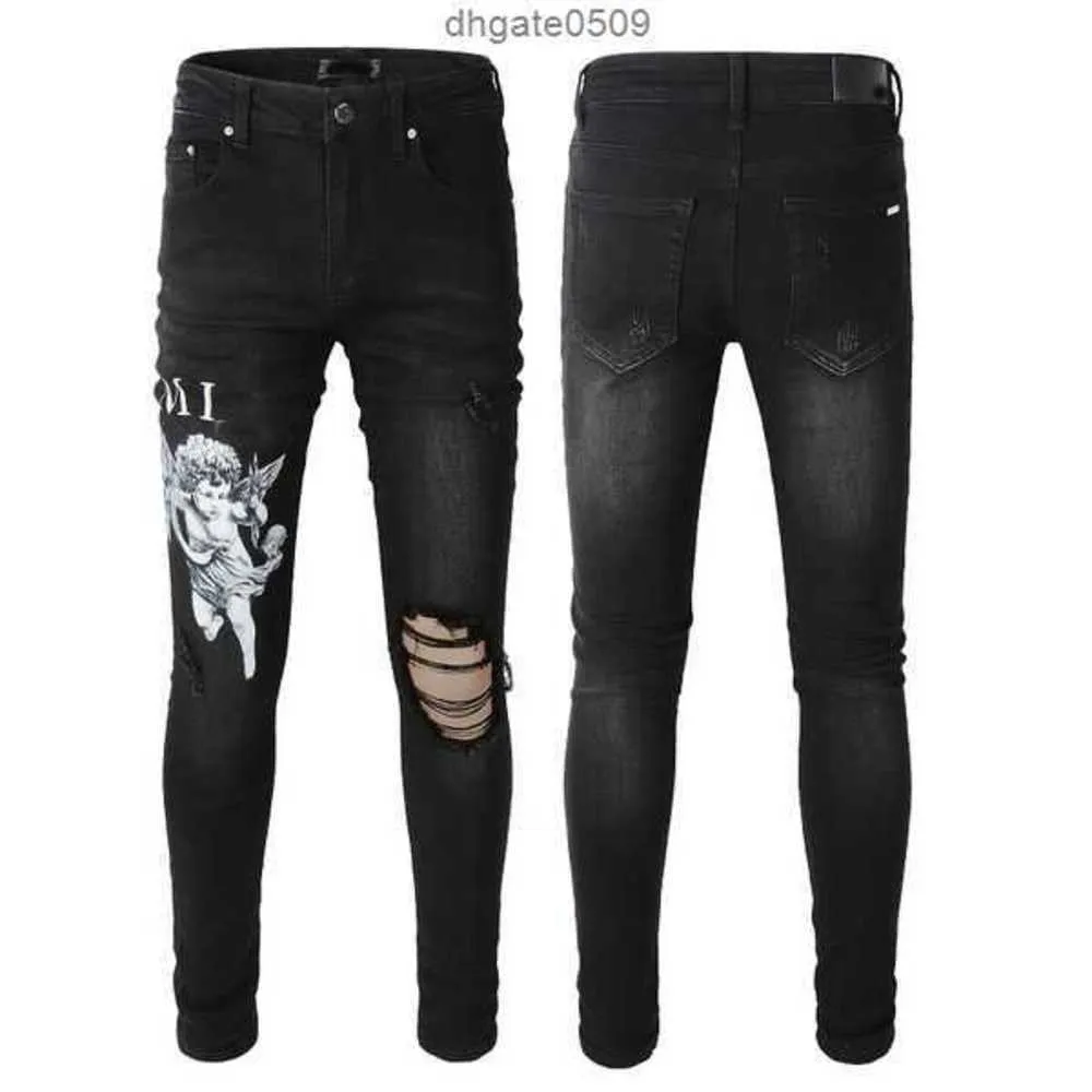 2023 Nuevas llegadas de los hombres Amirs Mens Diseñador de lujo Denim Jeans Agujeros Pantalones Jean Coolguy Biker Pantalones Hombre Ropa Zwrr