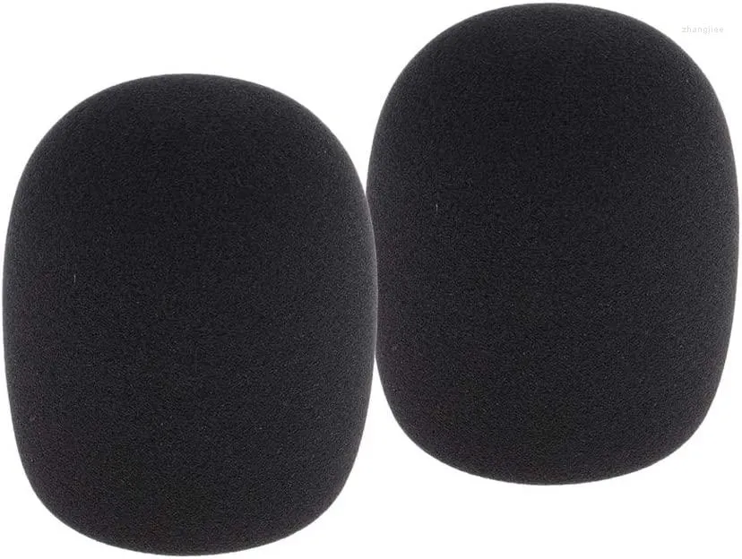 Camp Furniture 2-piece Large Microphone Foam Windshield For Black 50mm