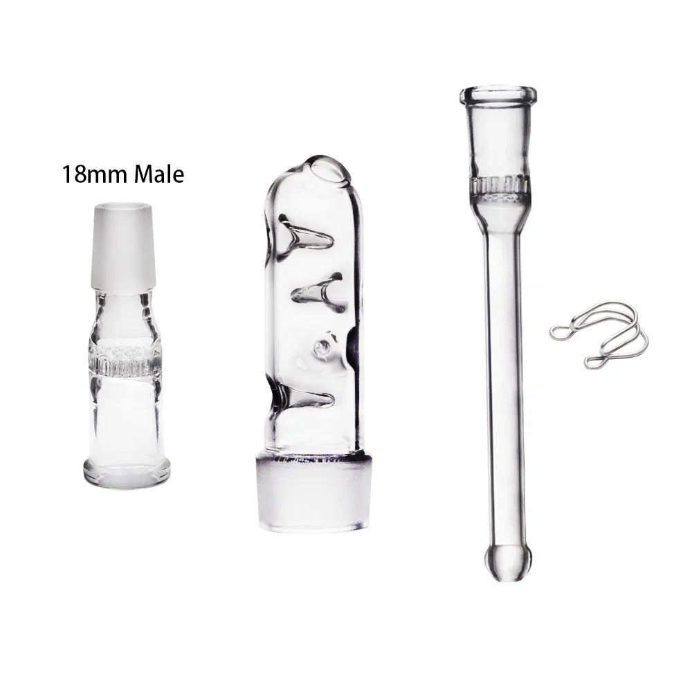 Kit de vaporisateur à bille entraîné par chalumeau à quartz Elev8r 14mm 18mm SS et écran en verre