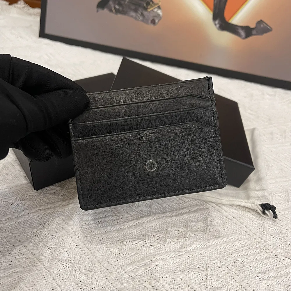 Porte-cartes pour hommes sur le lieu de travail Portefeuille en cuir véritable Sac de passeport de créateur Sac à monnaie Étui à cartes mince Porte-monnaie USD Sac de rangement portable de voyage