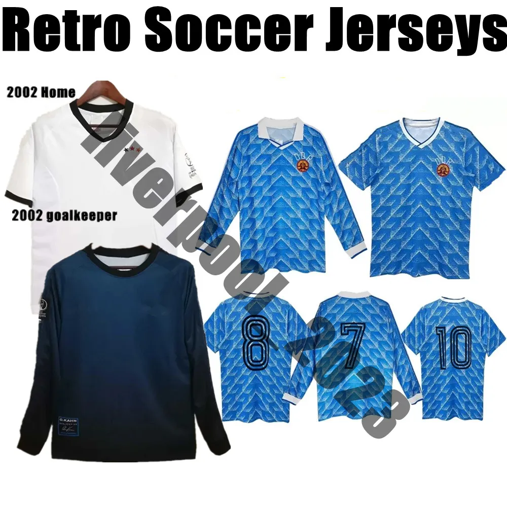 Top 1988 DDR Oberliga Retro koszulki piłkarskie 88 EAST gerMan Stubner Kirsten koszulka piłkarska klasyczna Sammer Andreas Thom Thomas Doll maillot de foot vintage uniform