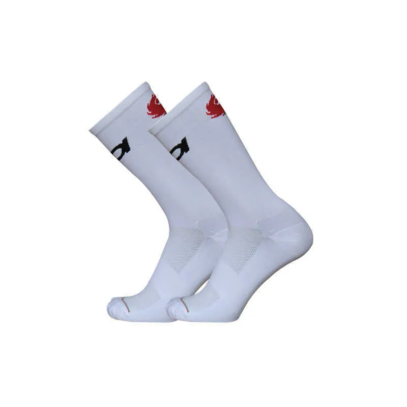 Chaussettes de sport Chaussettes de cyclisme de sport pour hommes et femmes course en plein air vélo de route chaussettes de course calcetines ciclismo hombre P230511