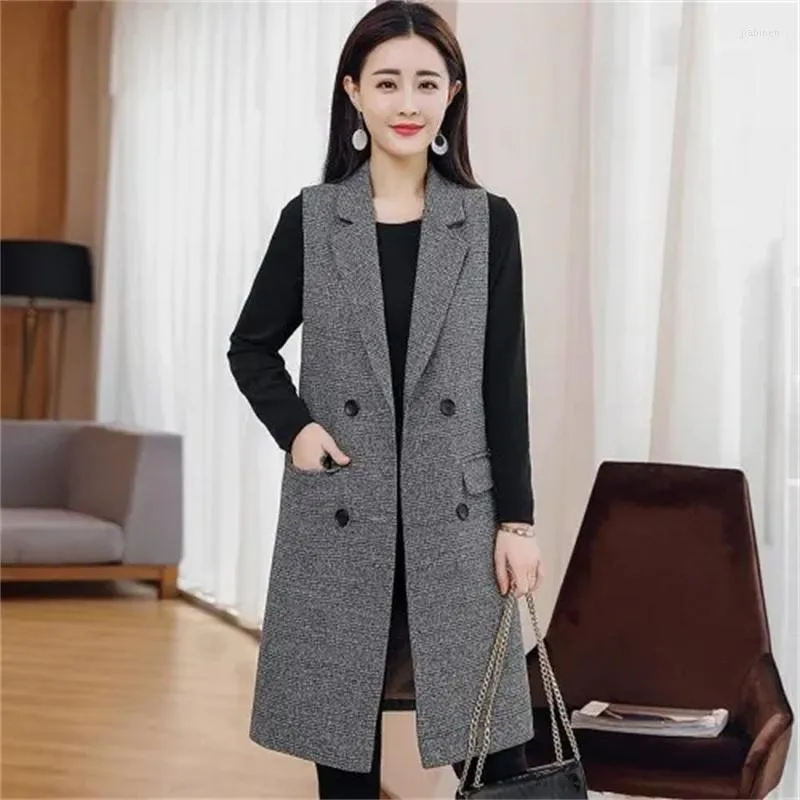 Long wool vest coat online