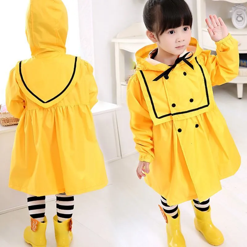 Childrens yellow raincoat new arrivals