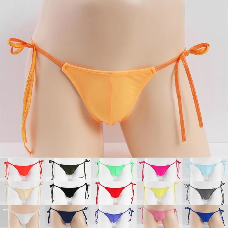 Bandaż bandaż seksowne męskie torebka stringi bikini gniazdki g tangi pozowania bielizny man man man slip homme t-back majtki sutak