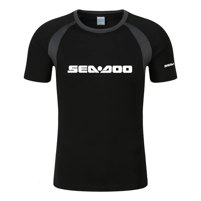 Men S Polos Sea Doo Seadoo Moto Printed Fashion Tee Shirt Summer TシャツCotton Raglan Shiptlan o Neck Streetwear T Tops 230511