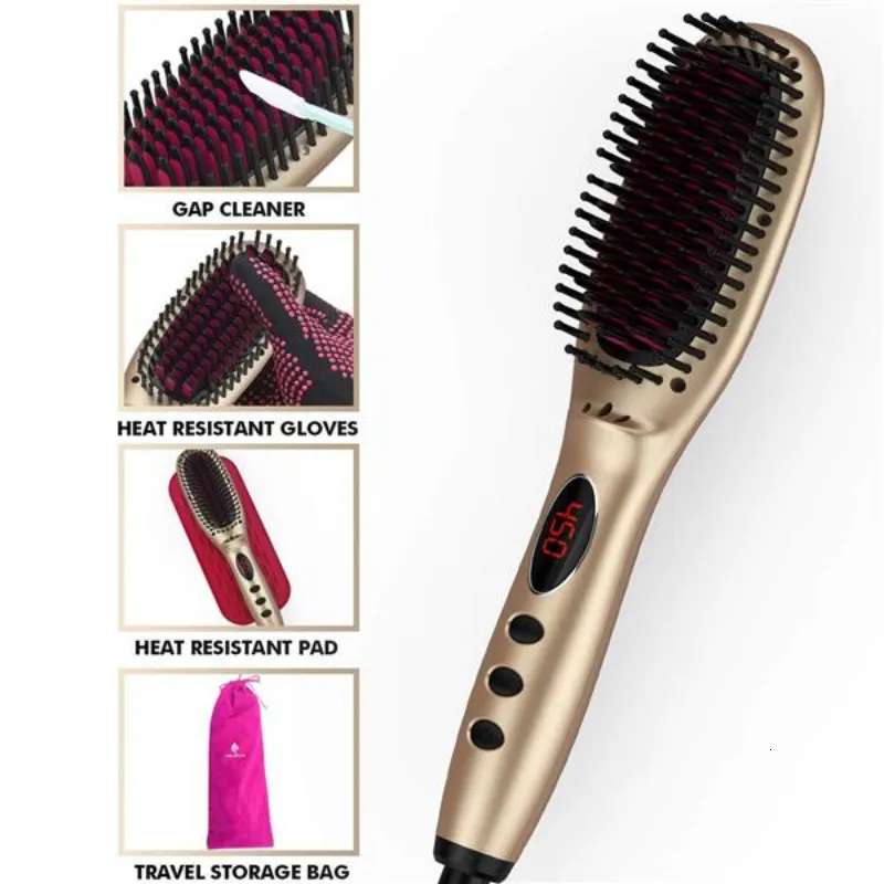 Miropure mini online hair straightener brush