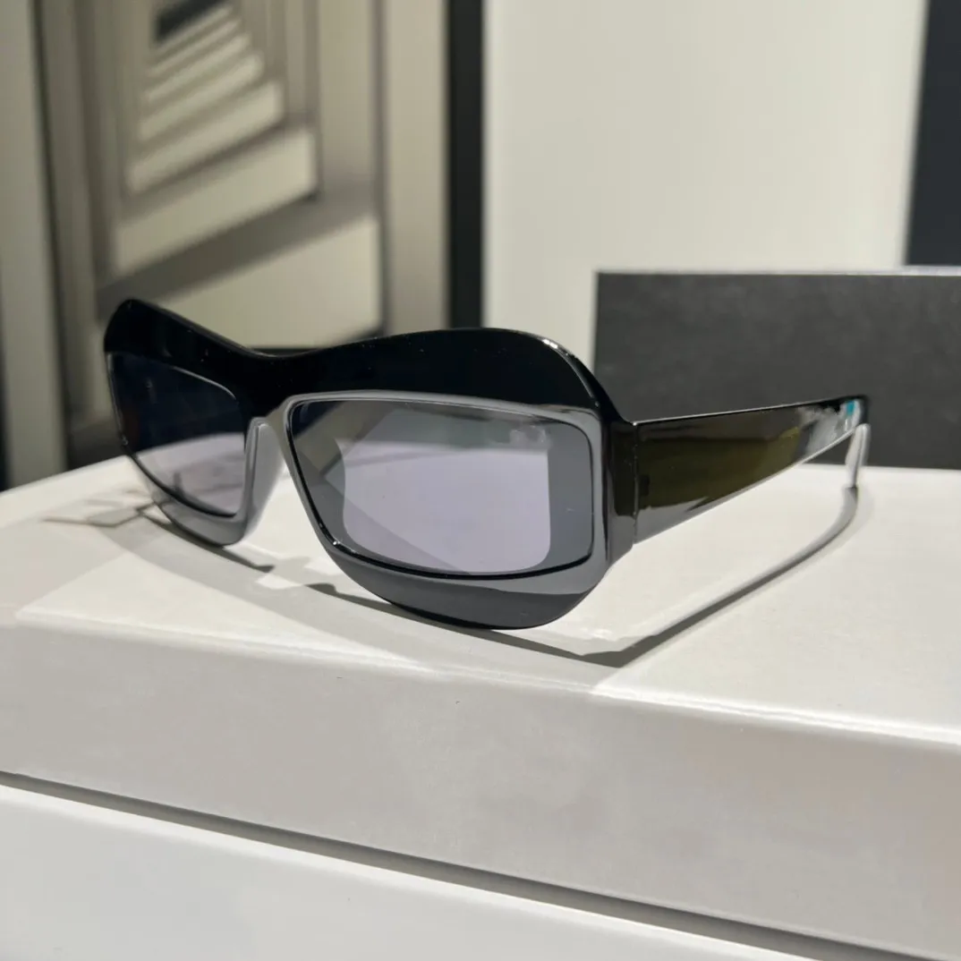 2023 dames en heren rechthoek zonnebril vierkante acetaat broedglas frame brillen pilootmasker mode zonnebril wordt geleverd met pakketkastdoos 6052