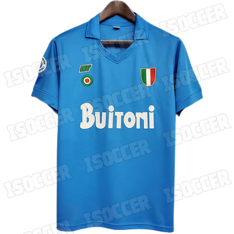 Napoli Retro Soccer Jersey - Vintage Calcio Napoli Kits 1987