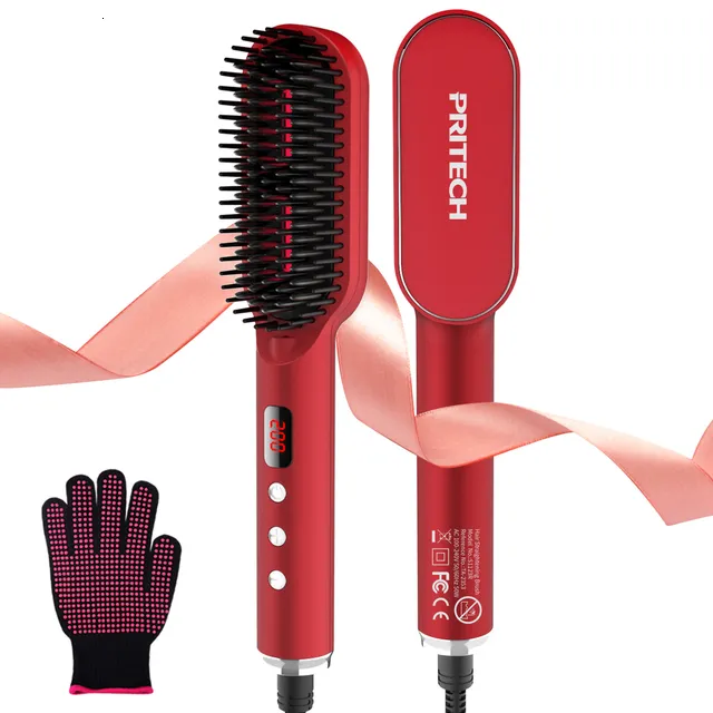 Pritech hair straightener brush shop