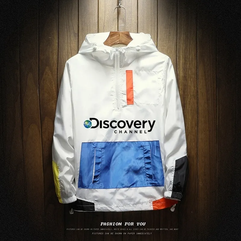 Mens zip up windbreaker cheap