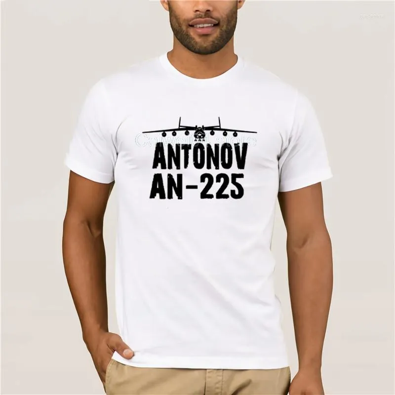 Men's T Shirts Cotton Fashion T-shirt Tops & Tees Print Male Antonov An 225 Airplane Personalized With Yourcustom Men Tshirt Trend