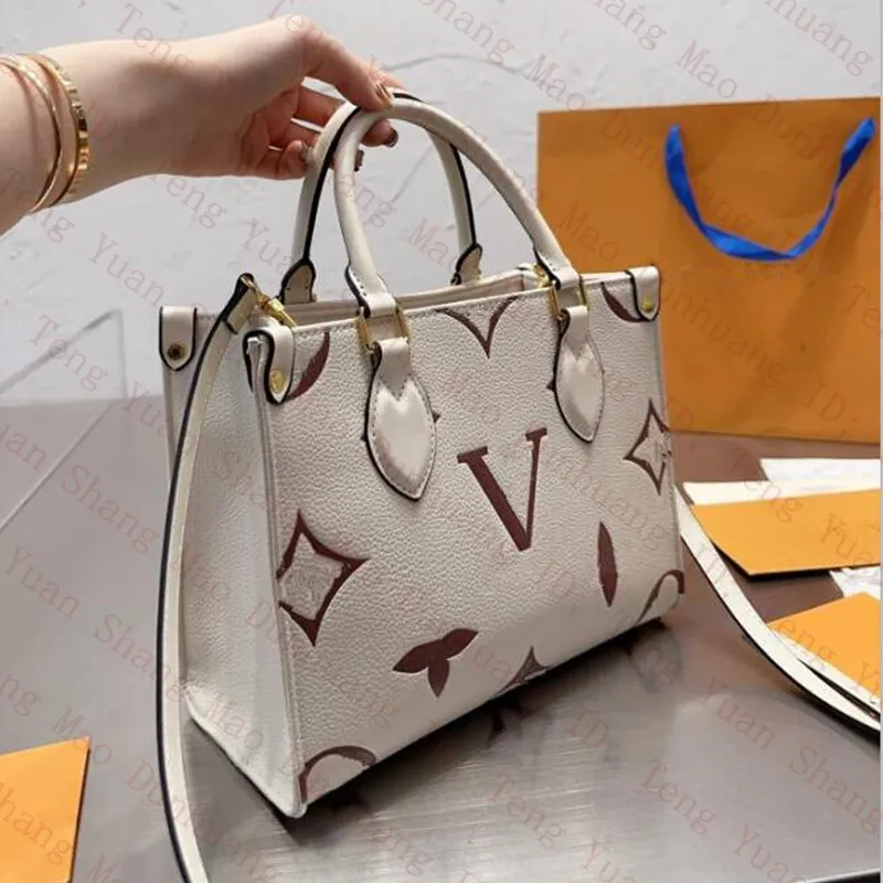 FASHION ON THE GO designers bags genuine leather WOMEN Handbags Embossed Monograms pattern messenger crossbody shoulder bag Totes Wallet purse woman backpack