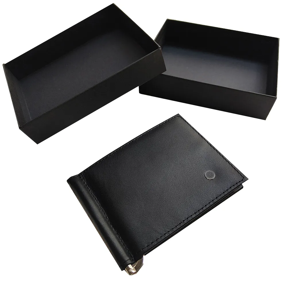 Portafoglio Uomo Pelle Antifurto Portafoglio Uomo In Pelle Con Clip Per Banconote E Blocco RFID - Antifurto, Regalo USA Portafoglio Uomo Antifurto - Foto 4