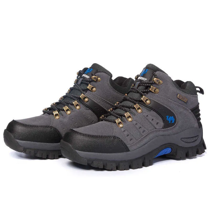 Hiking Footwear Outdoor montanha deserto escalada. Homens mulheres tornozelo caminhadas botas plus size moda clssico trekking calado P230511