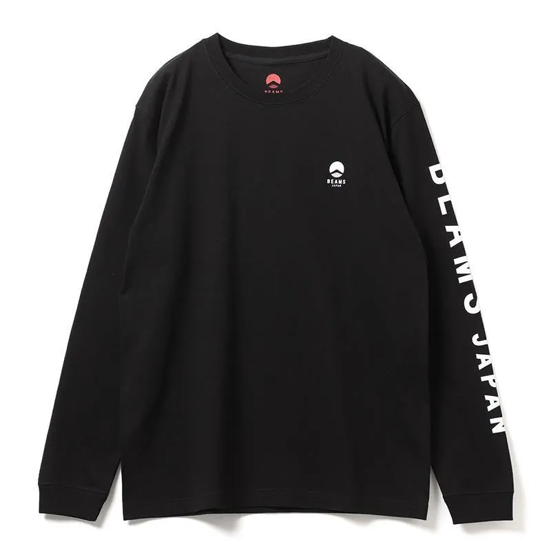 Hommes T-shirts Femmes Japon Classique Fuji Montagne Bras Coton T-shirt À Manches Longues