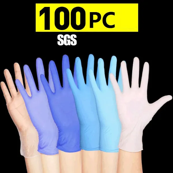 Disposable Gloves Latex Dishwashing/Kitchen Garden Gloves Universal For Left And Right Hand 