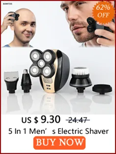 Afeitadora Cabeza Hombre 7D, Pamker Afeitadora Electrica Hombre  Profesional, 5 en 1 Maquina Afeitar Cabeza Recargable USB,Kit Recortadora  Barba