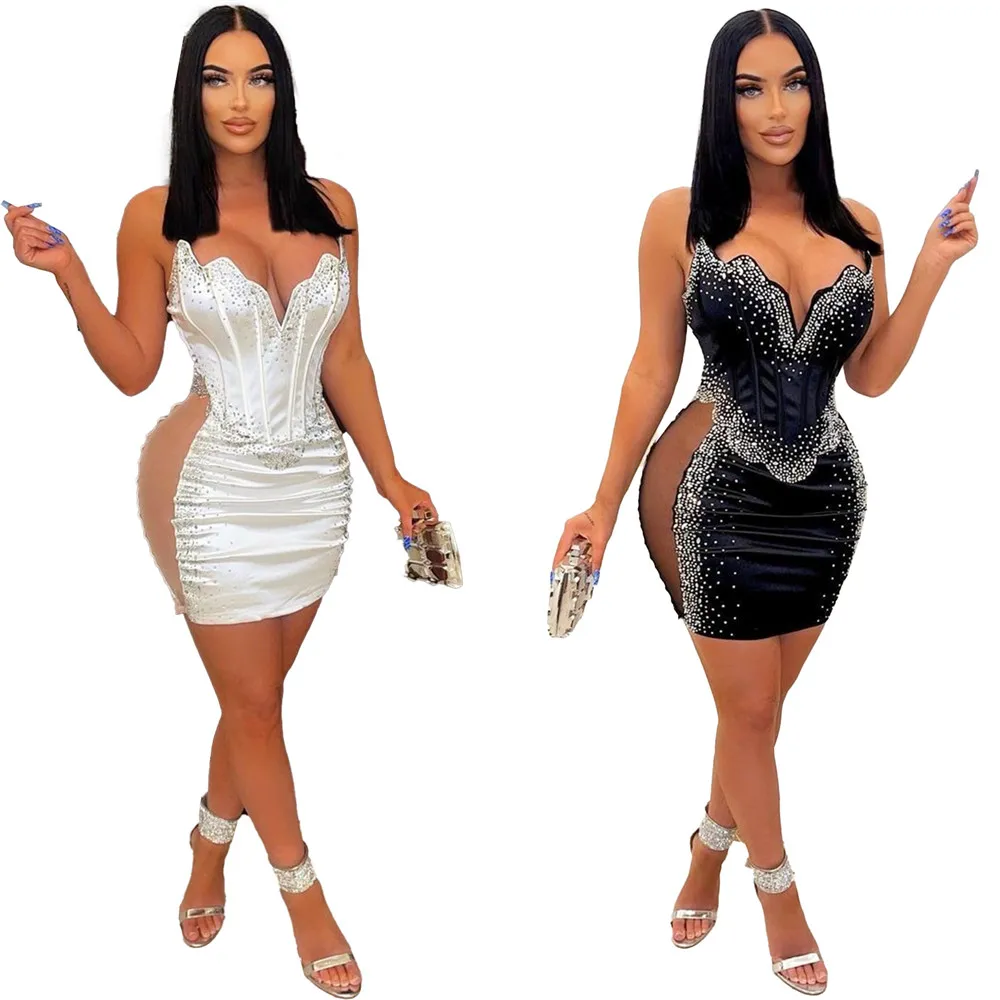 leann black rhinestone mini dress 12th Tribe LeAnn Black Rhinestone Mini Dress