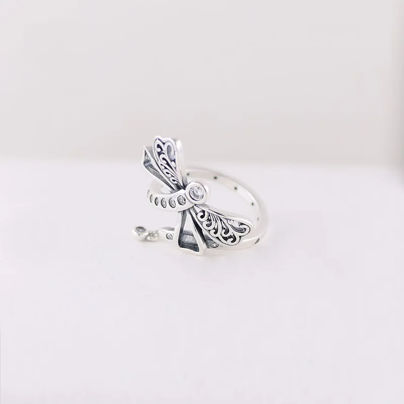 Bague Libellule Scintillante Pour Pandora Real Sterling Silver