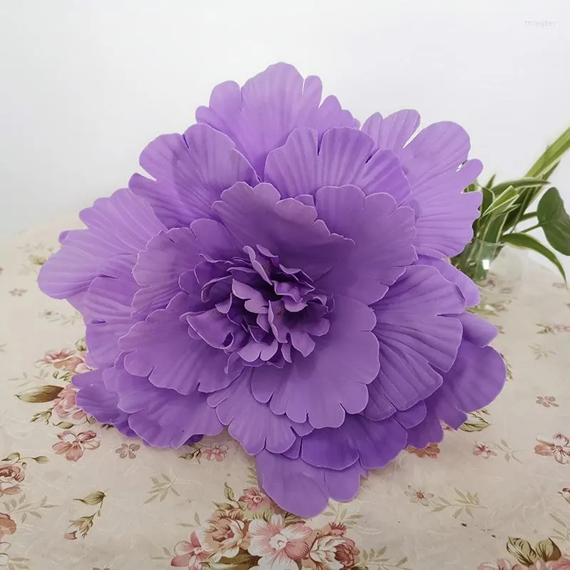 장식용 꽃 80cm PE 폼 크리 산산조각 Flores 인공 가정 장식 정원 가짜 화환 결혼식 꽃 벽 배경