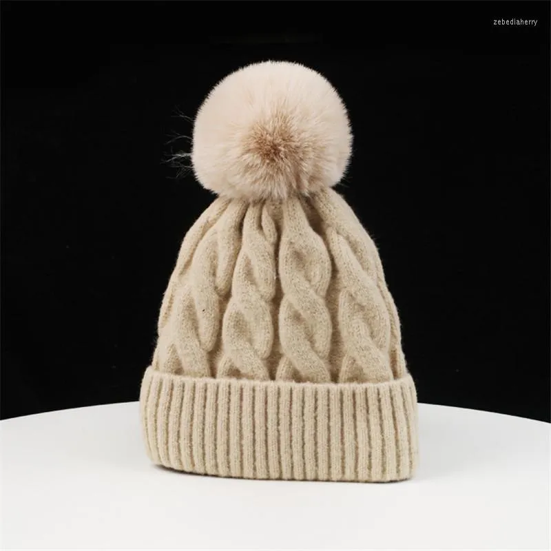 Bérets d'hiver épaississez les capuchons de bonnet chaud