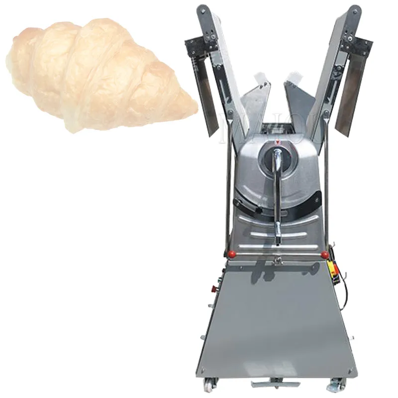 Máquina de Massa Folhada de Aço Inoxidável Vertical Pão Pizza Massa Folha Encurtadora Máquina De Fabricação