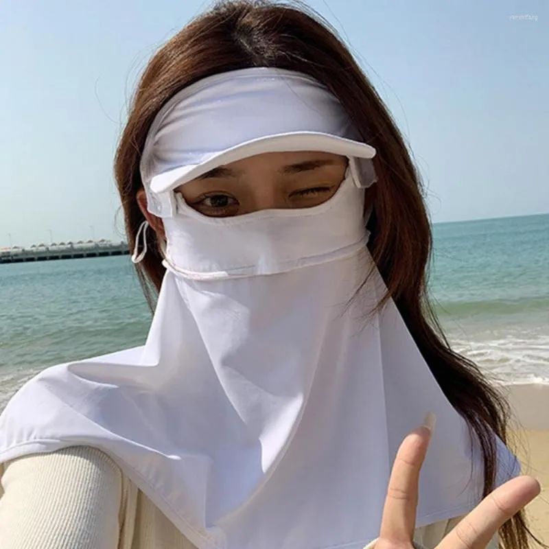 Scarves Summer Sunscreen Shawl Trendy Soft Breathable Camping Accessories Headgear Face Hood
