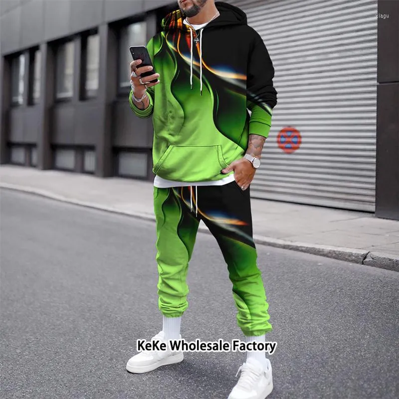 Neon green jogging suit best sale